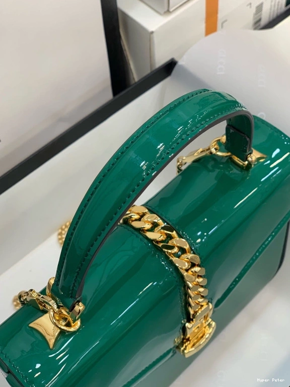 Hyperpeter TOP HANDLE MINI PATENT 1969 GUCCI Sylvie LEATHER BAG 0710